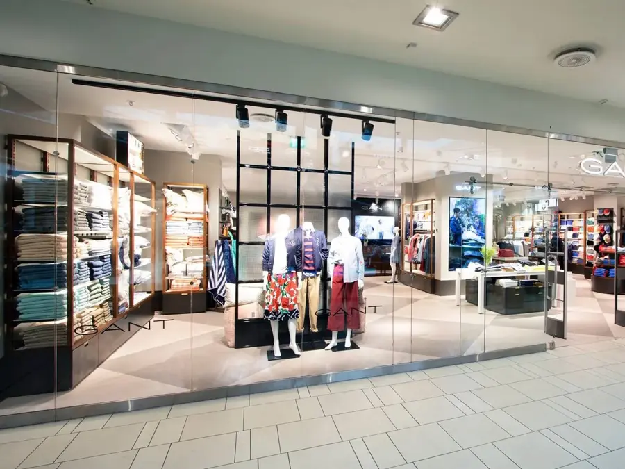 Butikkfasaden til Gant på Sandvika Storsenter