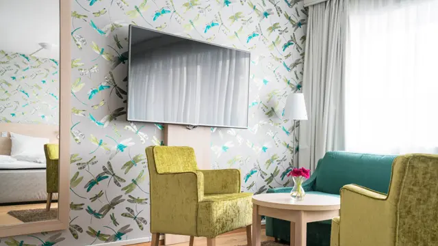 Sittegruppe i stuen i Business Room på Thon Hotel Polar