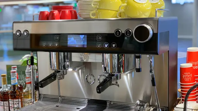 Kaffemaskin hos jordbærpikene