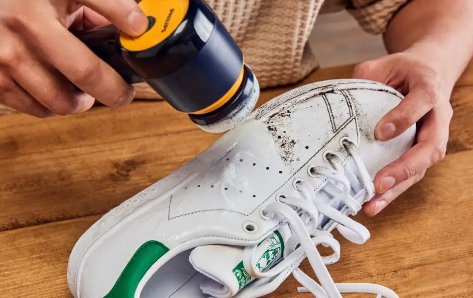 Noen som vaske skoen sin