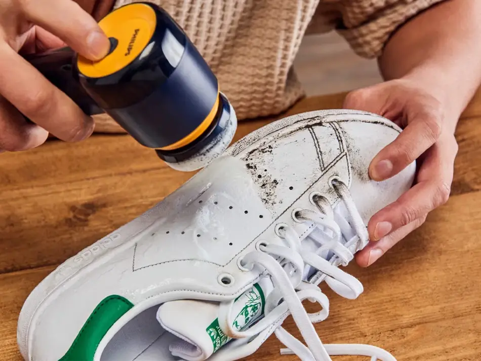 Noen som vaske skoen sin