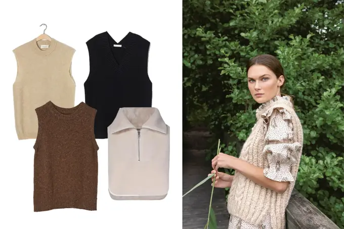 fire vester og en dame i vest