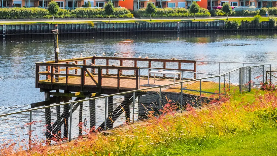 Panoramic view of beautiful city Trondheim, Norway