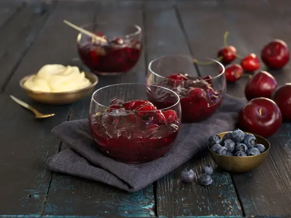 Syltetøy på bordet