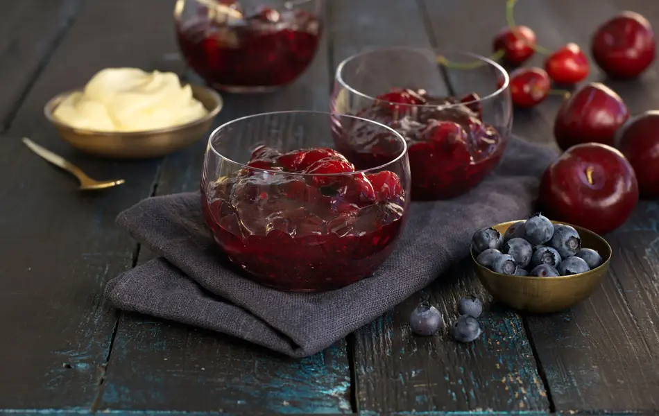 Syltetøy på bordet