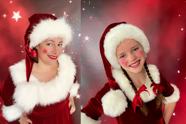 Mucho og Poppi lager julestemning på Østerås senter