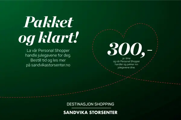 Pakket og klart med PErsonal Shopper 