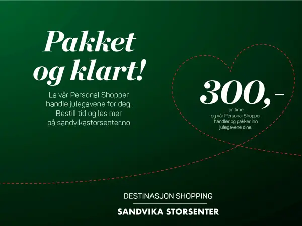 Pakket og klart med PErsonal Shopper 