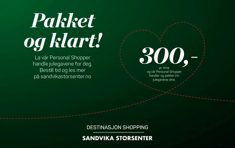 Pakket og klart med PErsonal Shopper 