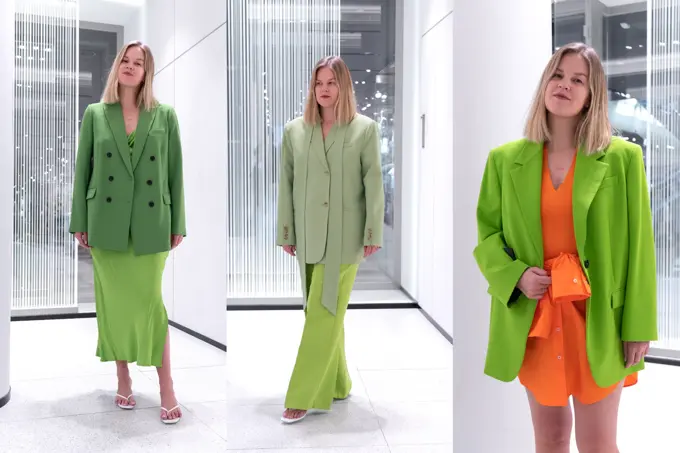 Vårmote sterke farger 