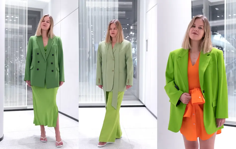 Vårmote sterke farger 