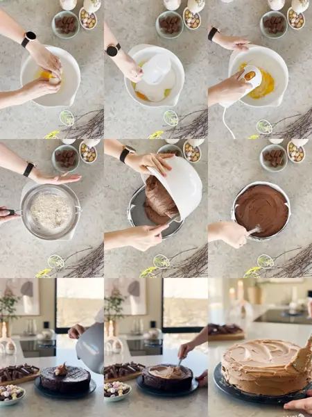 fremgangsmåte på kvikklunsjkake