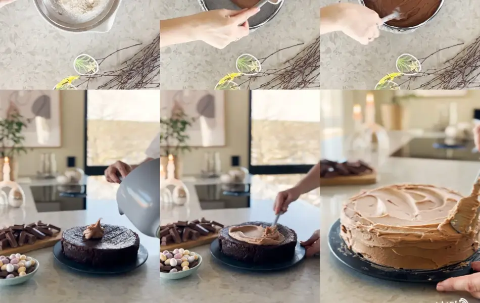 fremgangsmåte på kvikklunsjkake