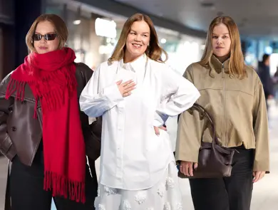 Toppbilde rødt, hvitt, semsket