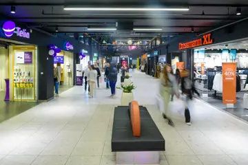 Strømmen Storsenter fellesareal, i gang mellom Dressmann XL og Telia