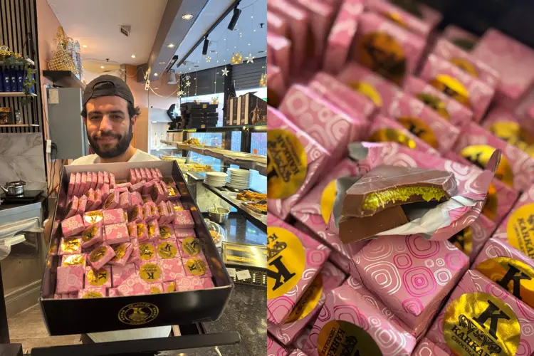 Denne Dubaisjokoladen er himmelsk mener testpanelet på Gunerius:-)