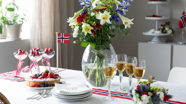 Blomster til 17. mai fest fra Mester Grønn