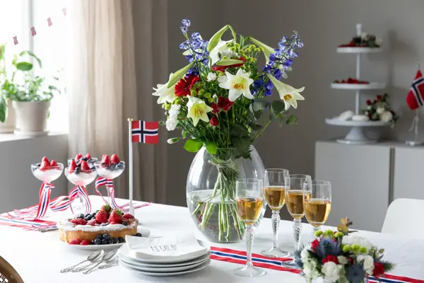 Blomster til 17. mai fest fra Mester Grønn