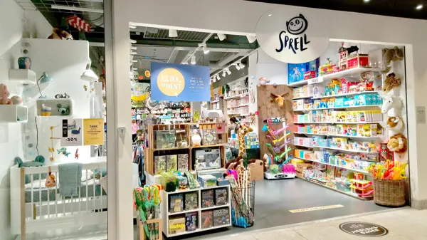 Sprell butikkfasade