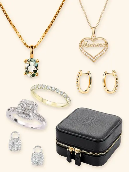 Kollasj med julegavetips til mor