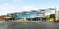 Fasaden til Thon Senter Åsane, forsiden med inngang.
