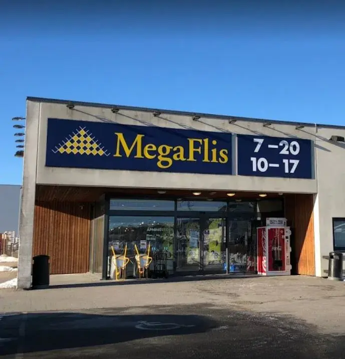 inngangspartiet til Megaflis