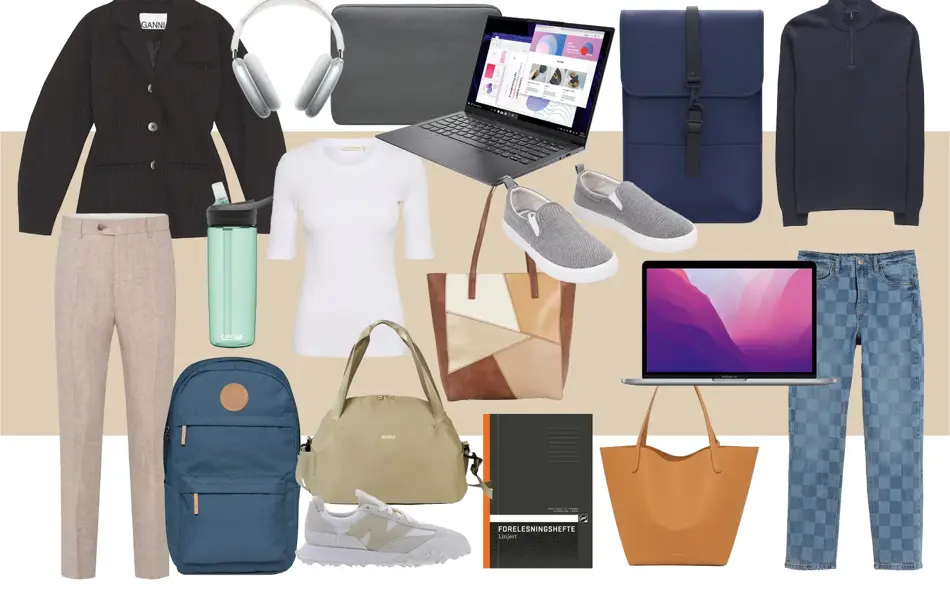 Nytt skoleår ny start barneskole ungdomsskole og student