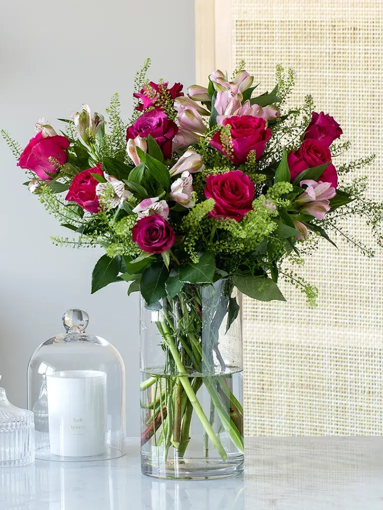 Blomstergaver, bukett fra mester grønn