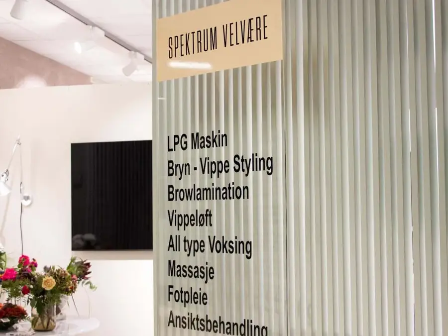 Inngangen til Spektrum Velvære