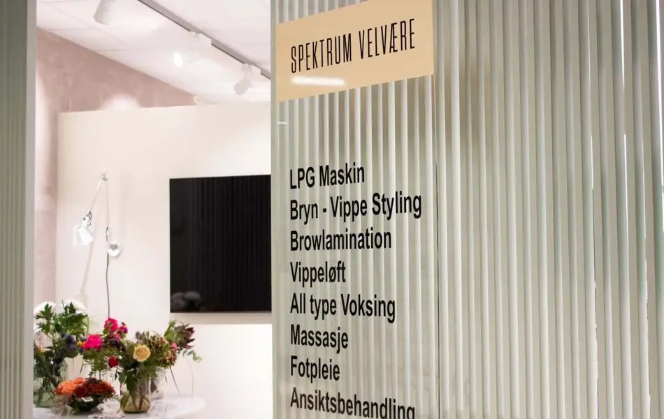 Inngangen til Spektrum Velvære