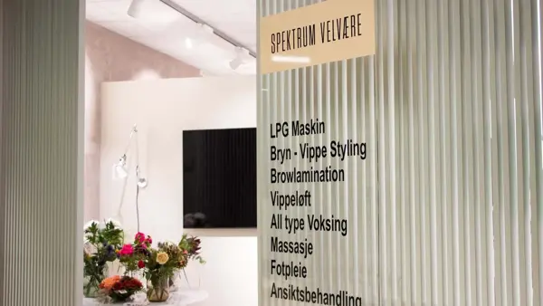Inngangen til Spektrum Velvære