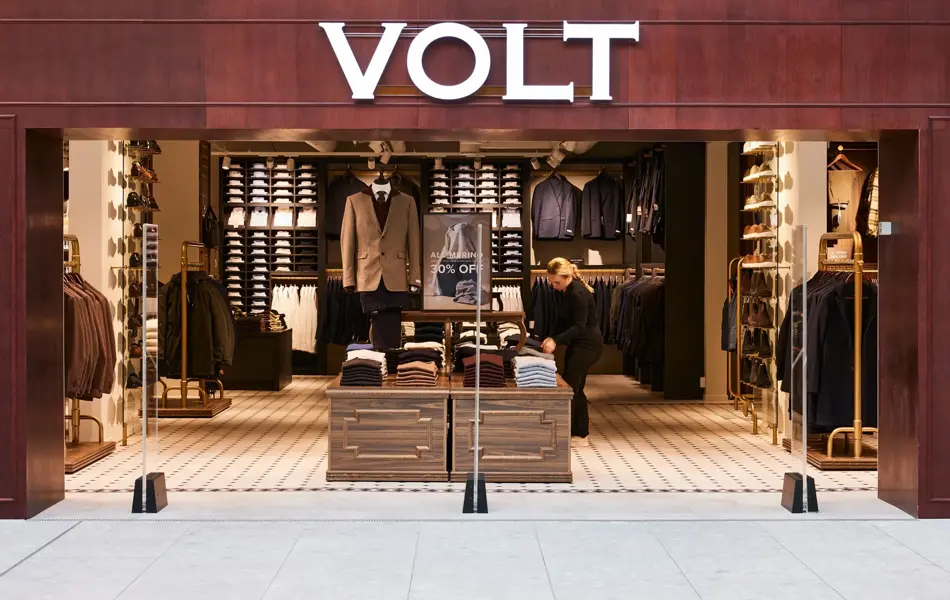 butikkfront til volt åsane storsenter