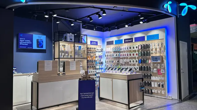 Bilde av fasaden til Telenorbutikken