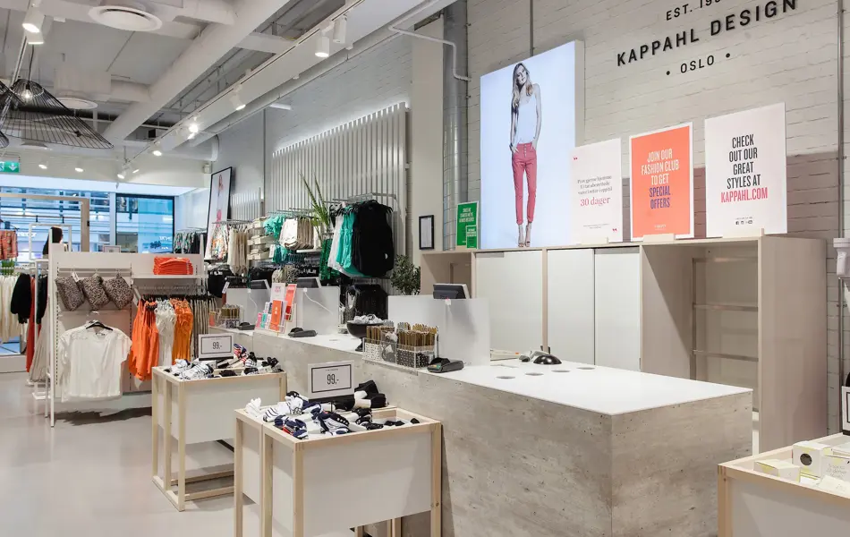 Oversikt over Kappahl-butikken
