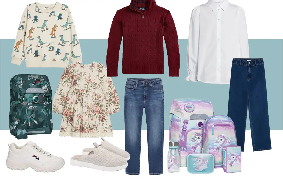 Nytt skoleår ny start barneskole ungdomsskole og student