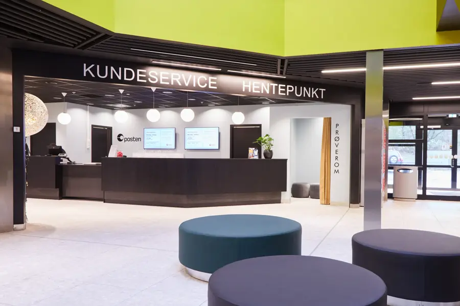 Åsane storsenters kundeservice og hentepunkt