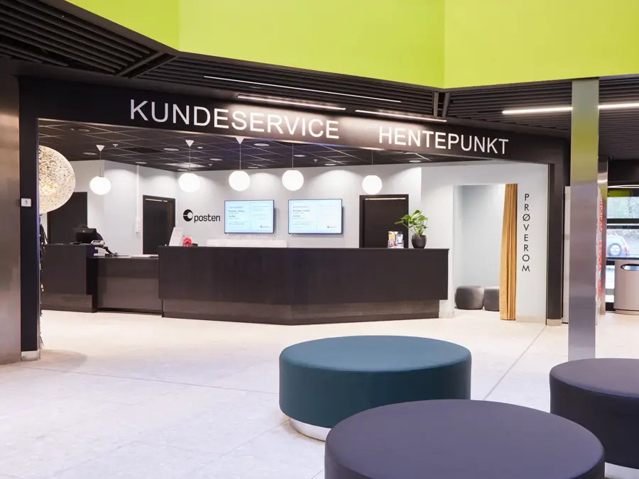 Åsane storsenters kundeservice og hentepunkt