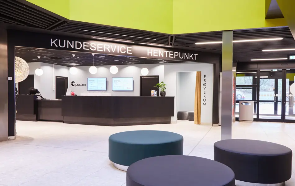 Åsane storsenters kundeservice og hentepunkt