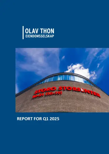 Forsidebilde av OTE rapport for 1. kvartal 2025