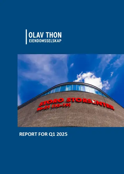 Forsidebilde av OTE rapport for 1. kvartal 2025