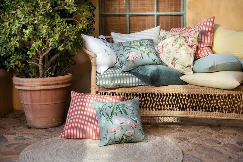 Loungesofa med puter