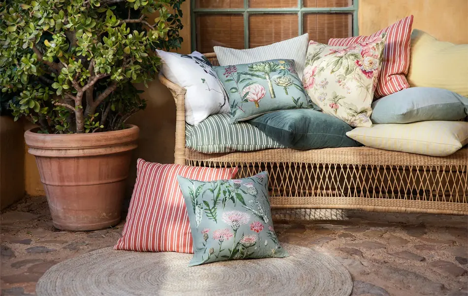 Loungesofa med puter