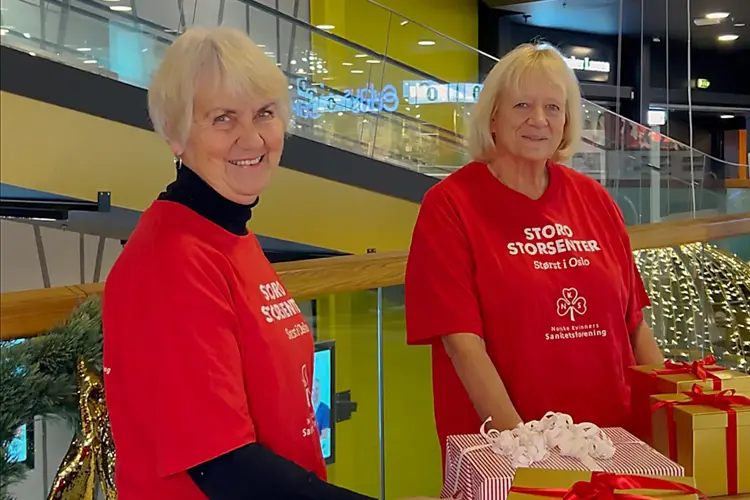 To damer fra sanitetskvinnene