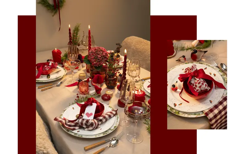 Fra mormors jul til rosa glamour og vinterblå eleganse. Her får du inspirasjonen du trenger til årets vakreste julebord.