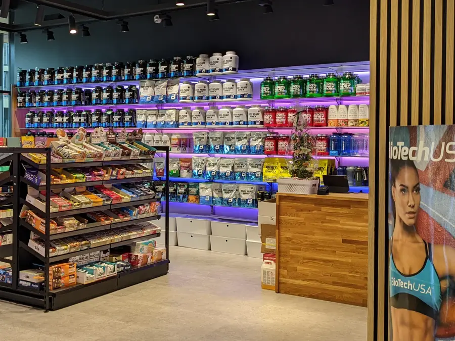 stemningsbilde fra butikken GetFit