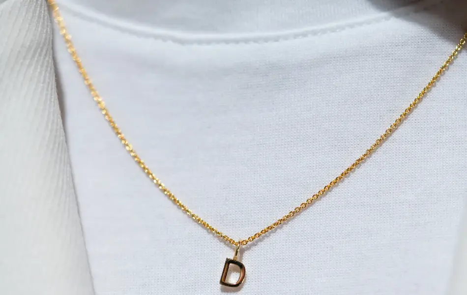 Thune halskjede med bokstav 1495 Bokstav-anheng-1