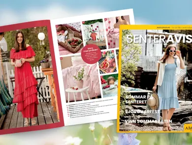 Forside sommarmagasinet AMFI Knarvik 2025