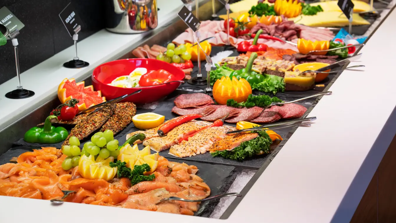 Frokostbuffet på Thon Hotel Hammerfest