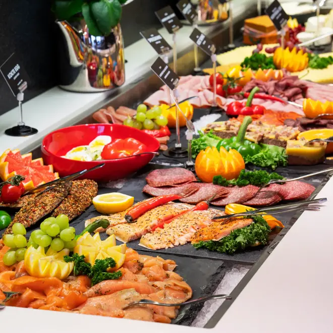 Frokostbuffet på Thon Hotel Hammerfest