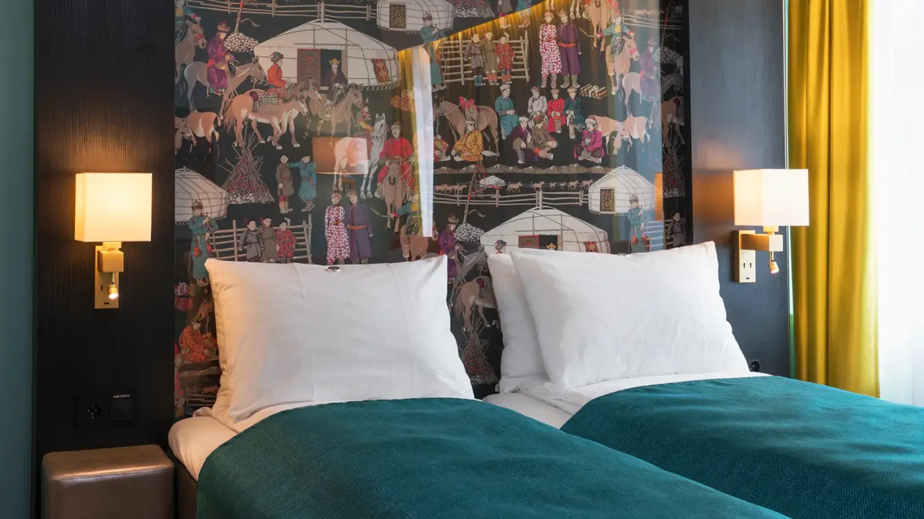 2 senger på Thon Hotel Linne